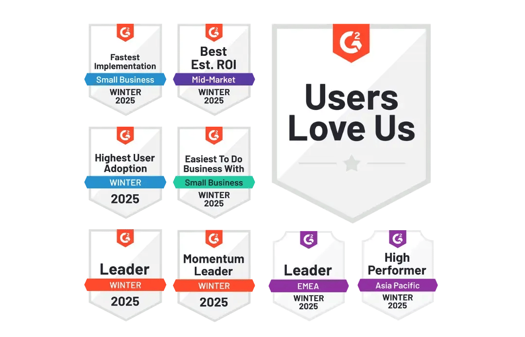 Zensai Homepage G2 Badges Zensai Homepage G2 Badges