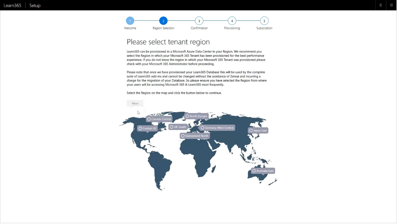 regions